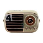 Nostaljik Radyo No: 4 Bayram Şekeri Krem Rengi Ön Görünüş ve Kılıf Tasarımı