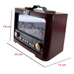 Nostaljik Radyo No 79 Şömine Alev Efekti ölçüleri
