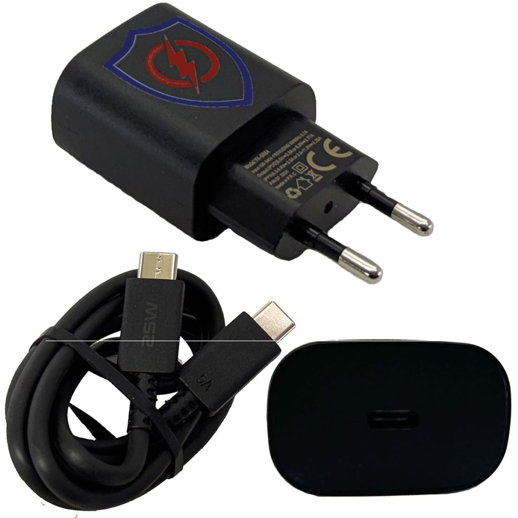 25W süper hızlı şarj adaptörü siyah seri ana görsel