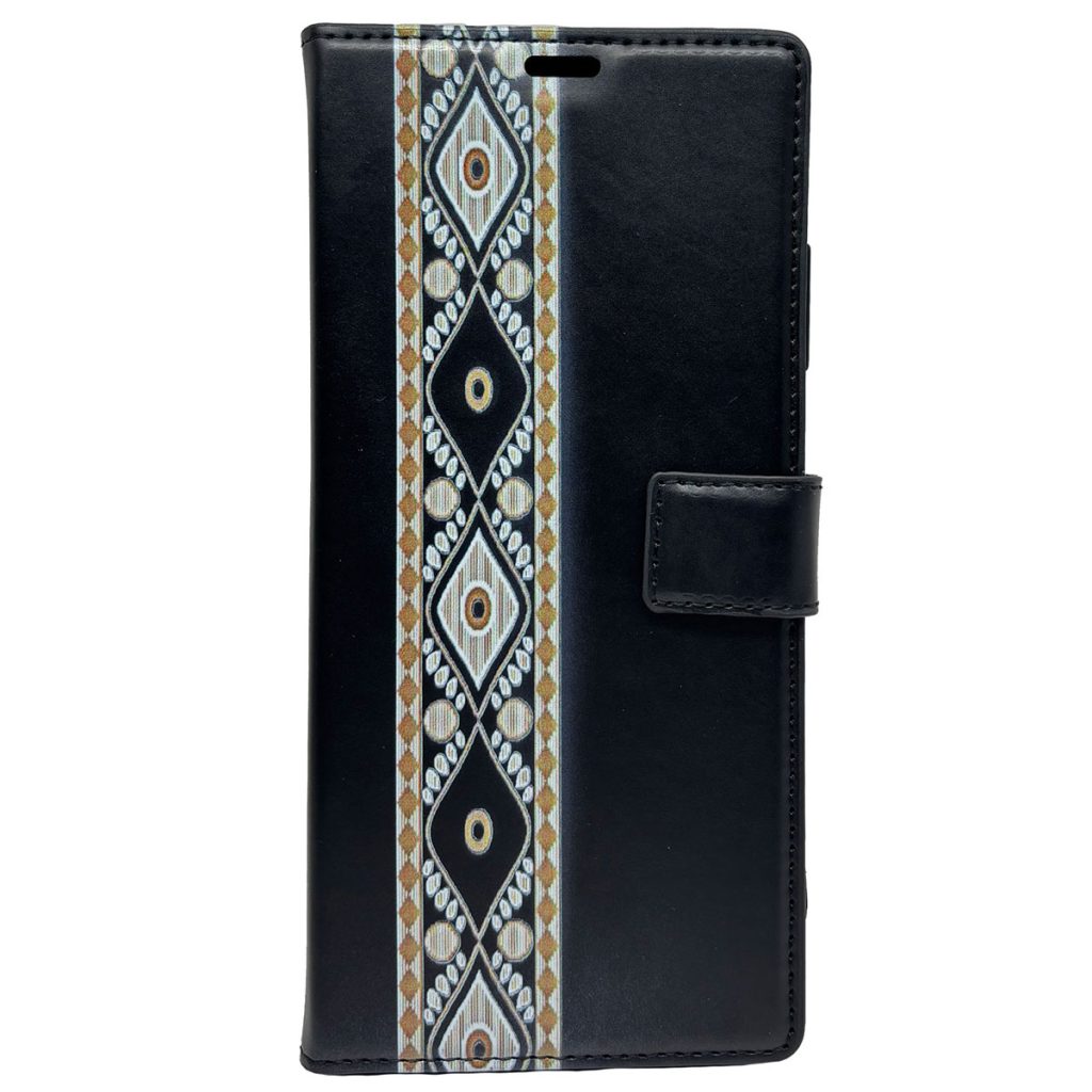 Samsung Galaxy A05s kapaklı cüzdanlı kılıf kapalı konumda profesyonel ön yüz görünümü