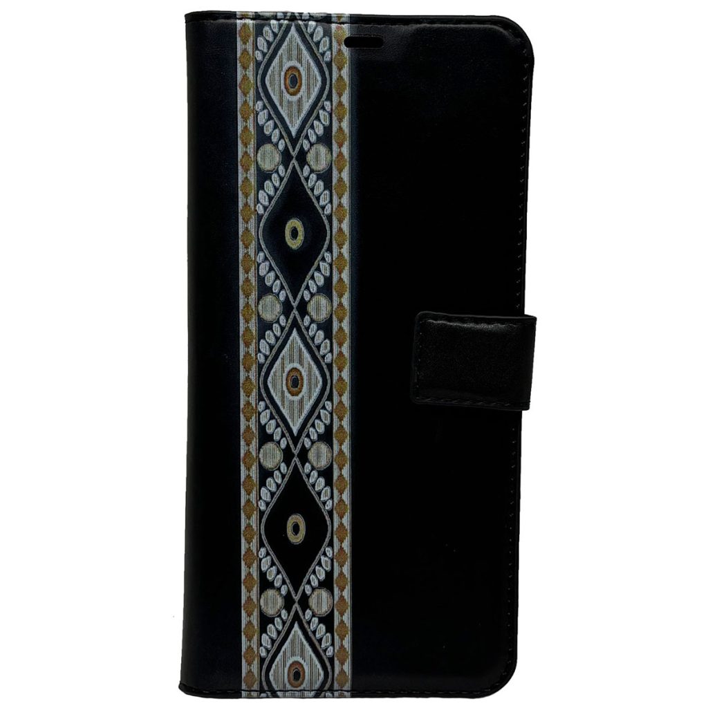 Samsung Galaxy A23 kapaklı cüzdanlı kılıf kapalı konumda profesyonel ön yüz görünümü