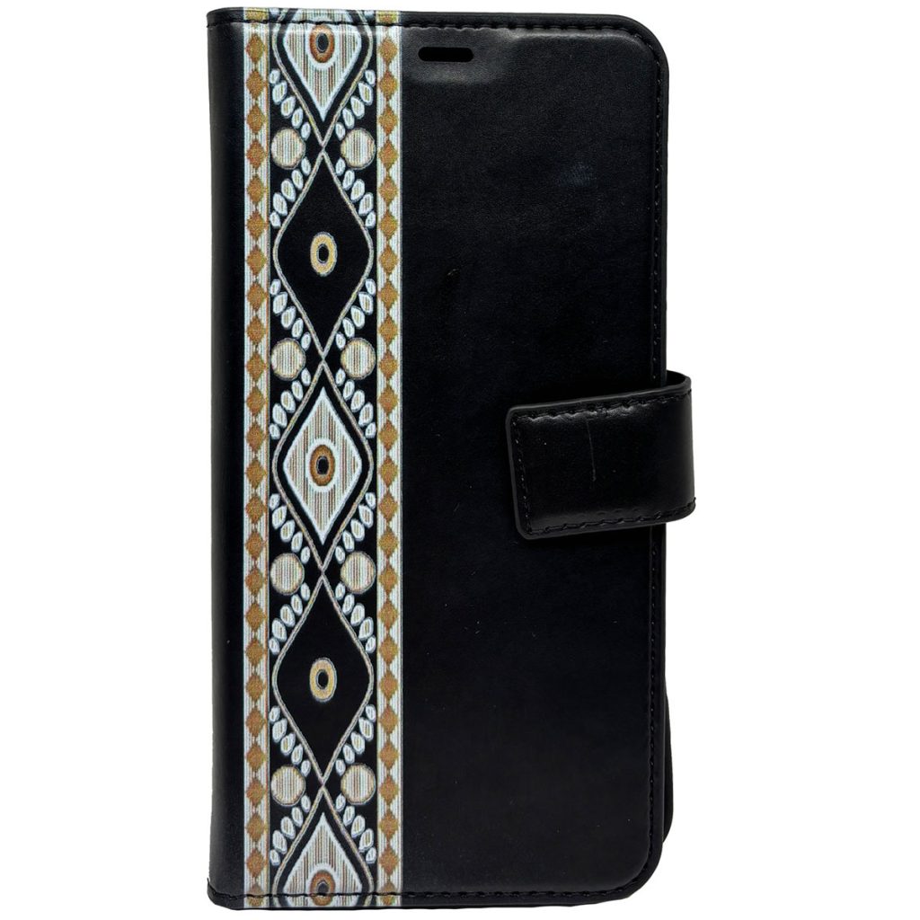 Samsung Galaxy S25 kapaklı cüzdanlı kılıf kapalı konumda profesyonel ön yüz görünümü