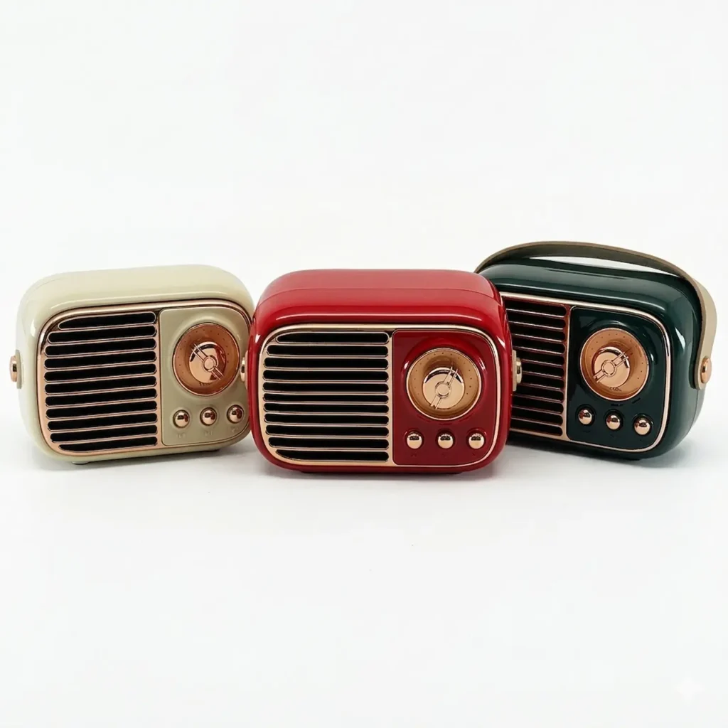 Bayram Şekeri nostaljik radyo seti 4-5-6 modelleri ön görünüm