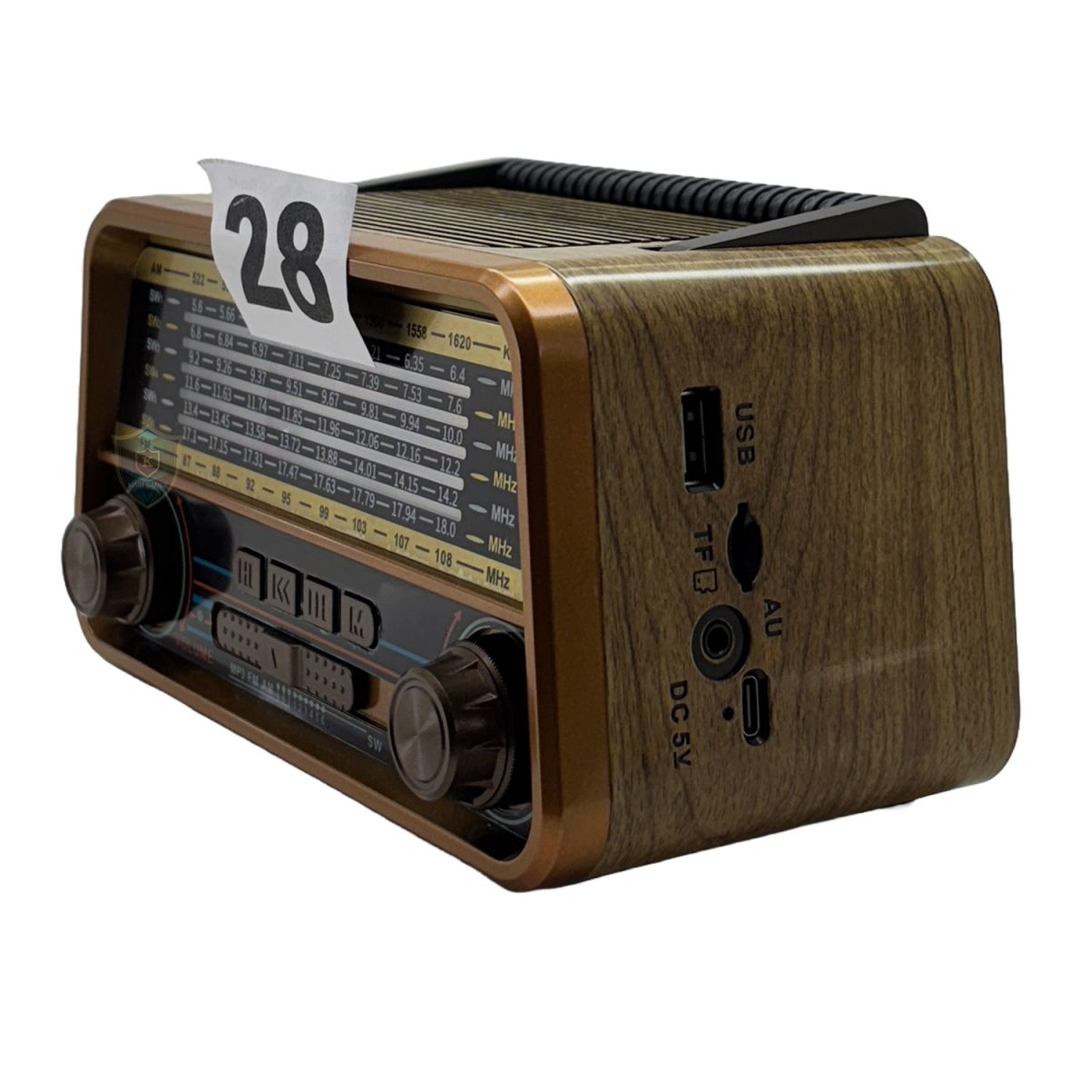 Radyo 28 Otantik Tasarım Dik Pozisyon