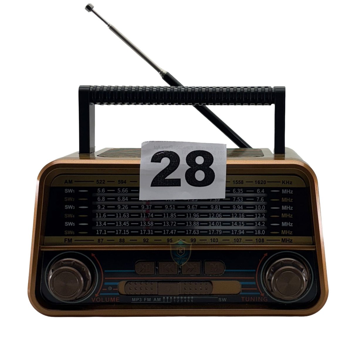 Radyo 28 Cilalı Kaplama Ön Görünüm