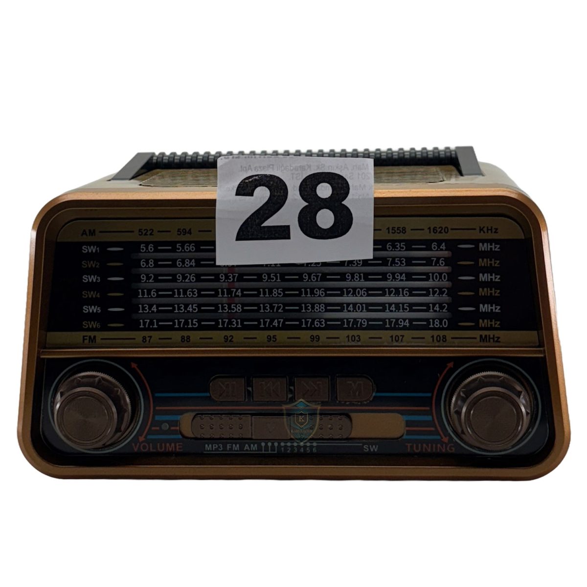 Radyo 28 Cilalı Kaplama karşıdan tam boy