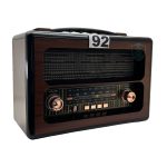 Radyo 92 Siyah Çerçeve Detayı ve Yan Profil