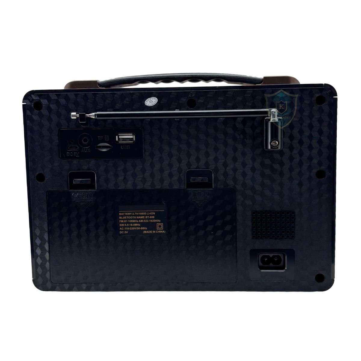 Radyo 92 Arka Görünüm ve Bağlantı Noktaları