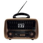 Radyo 97 Ahşap Desenli Izgara Yapılı Ön Görünüm