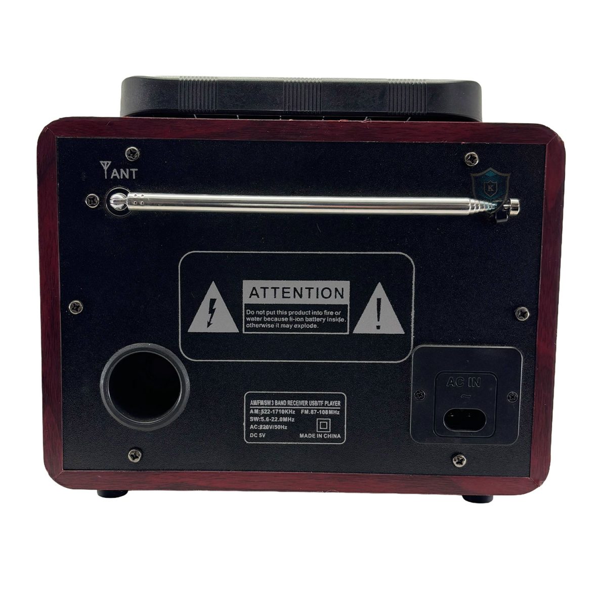 Radyo 99 Arka Panel ve Bağlantı Çıkışları