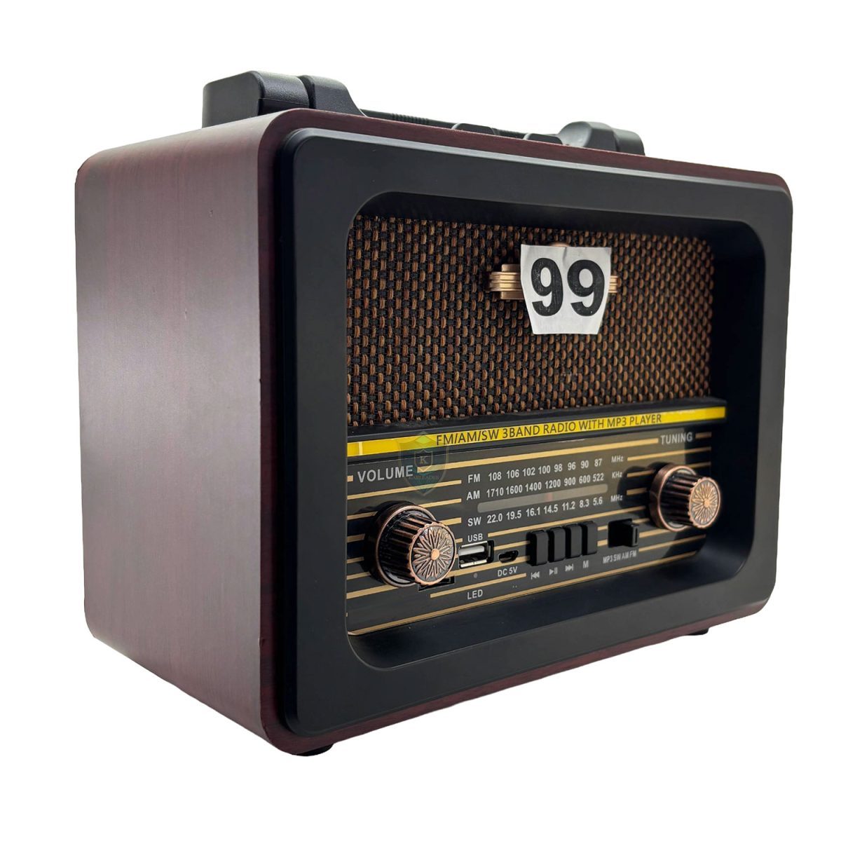 Radyo 99 Maun Doku ve Üst Panel Kontrol Düğmeleri