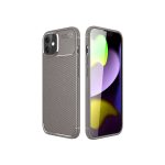 Apple iPhone 11 Kılıf Auto Focus Karbon Kapak - Gri