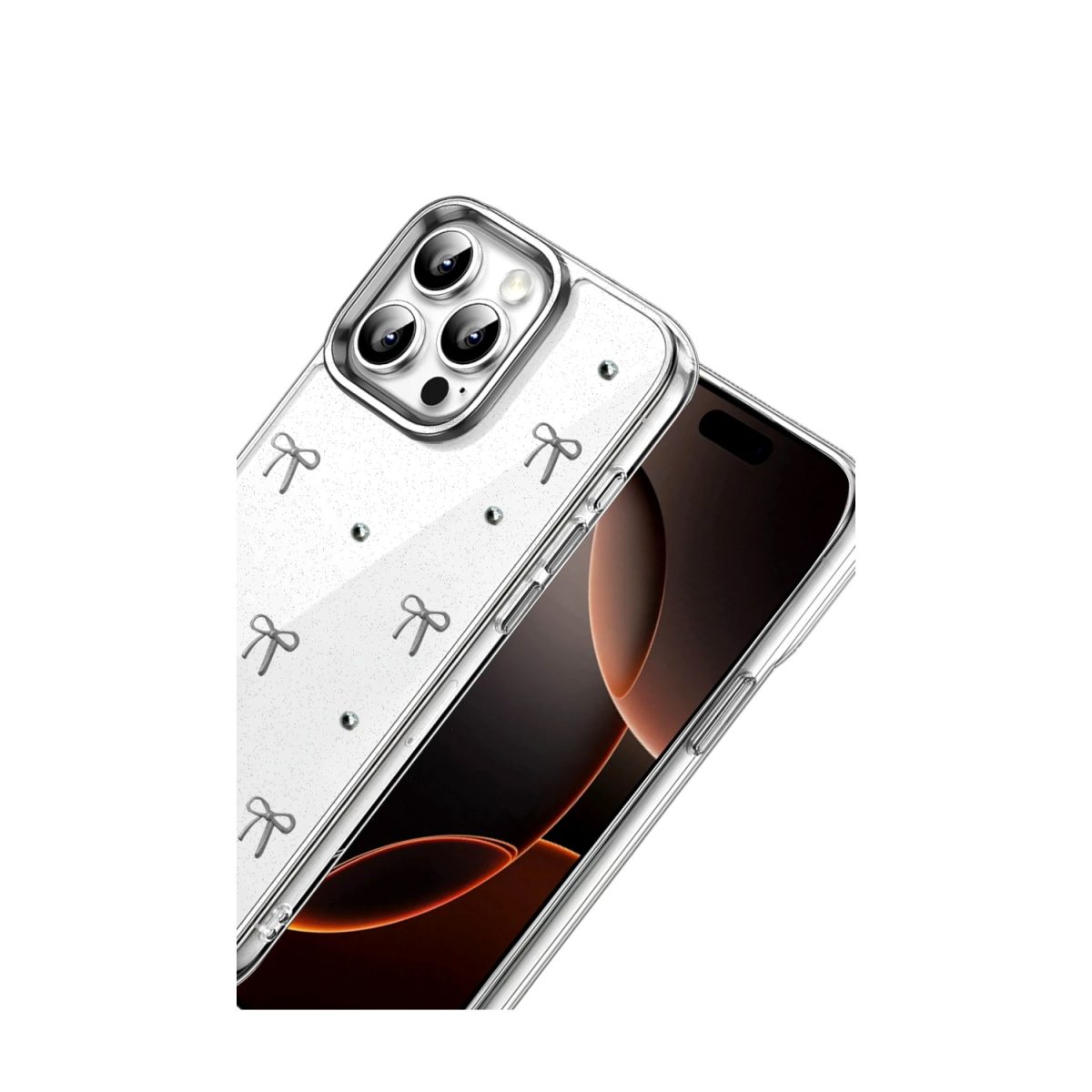 Apple iPhone 16 Pro Max Fiyonk Desenli Kapak - Desen 10 - Görsel 18