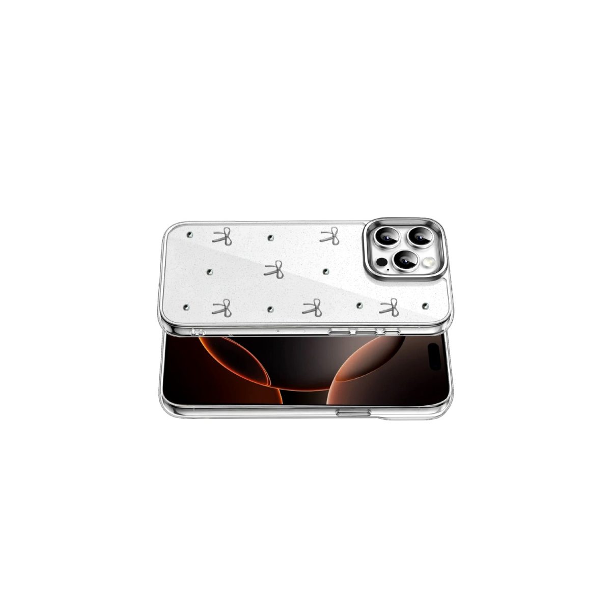 Apple iPhone 16 Pro Max Fiyonk Desenli Kapak - Desen 10 - Görsel 19