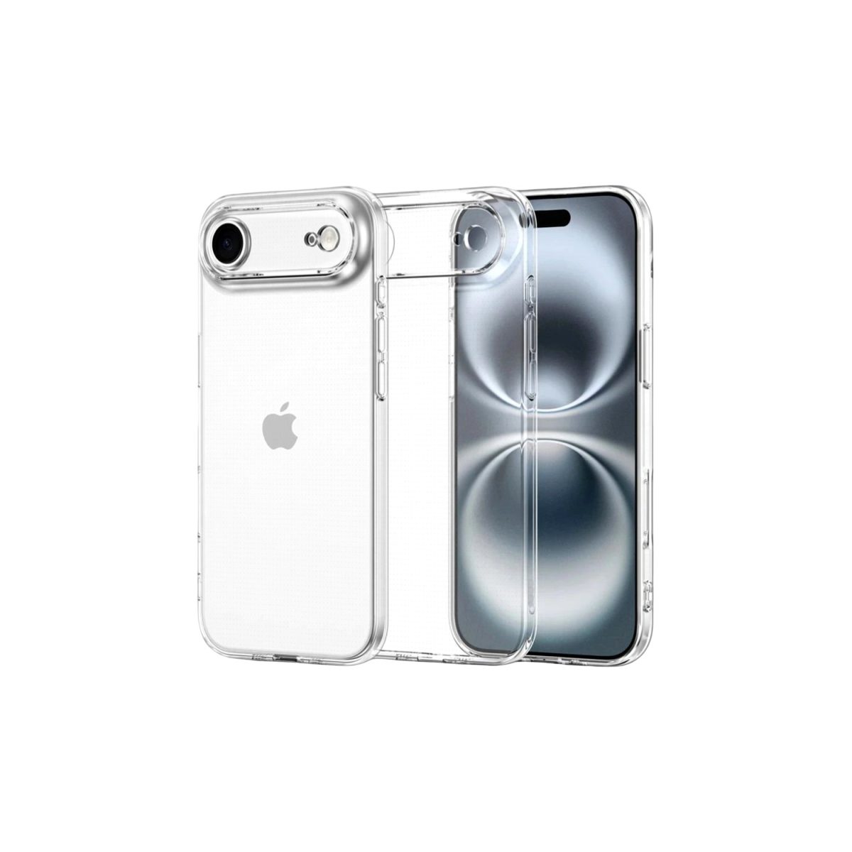 Apple iPhone 17 Air Lüx Şeffaf Silikon - Şeffaf - Görsel 4