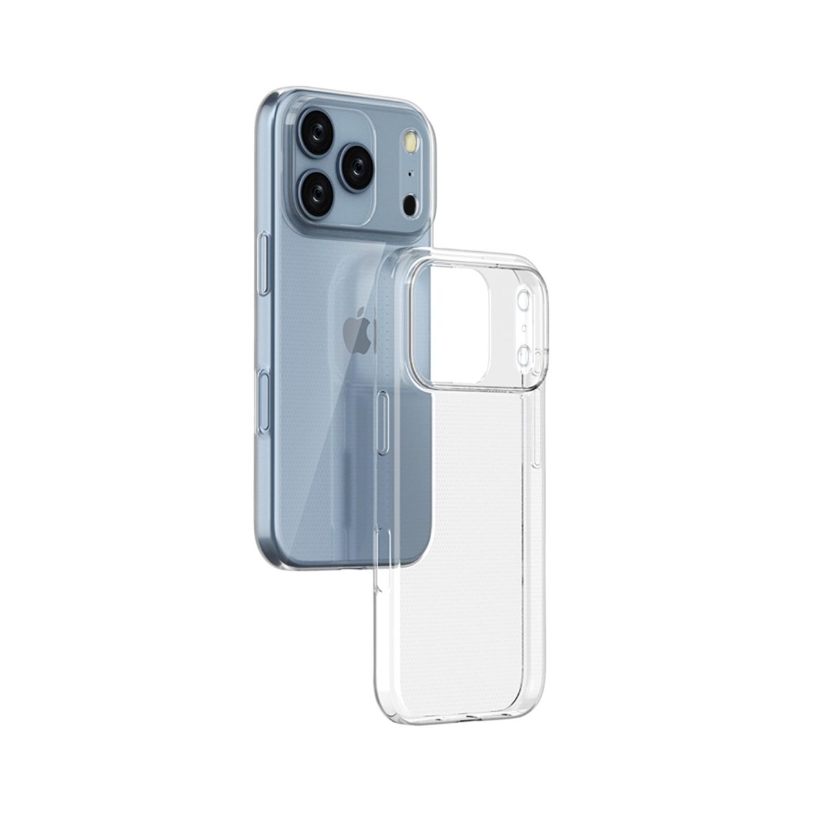 Apple iPhone 17 Pro Lüx Şeffaf Silikon - Şeffaf - Görsel 2