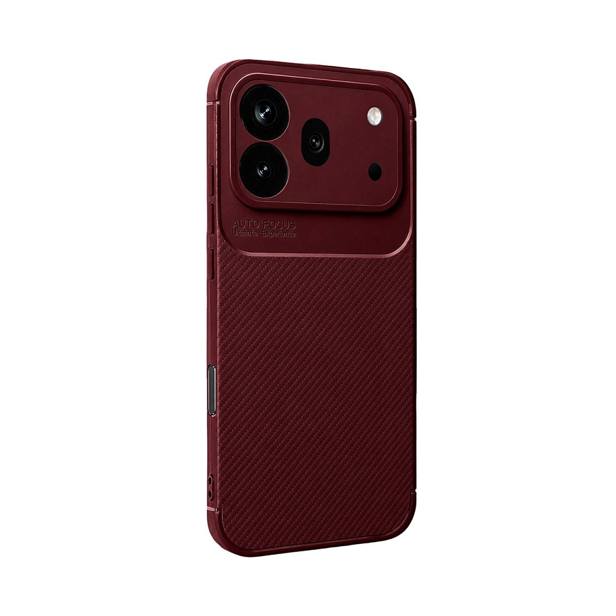 Huawei Honor 600 Pro Auto Focus Karbon Kapak - Bordo - Görsel 19