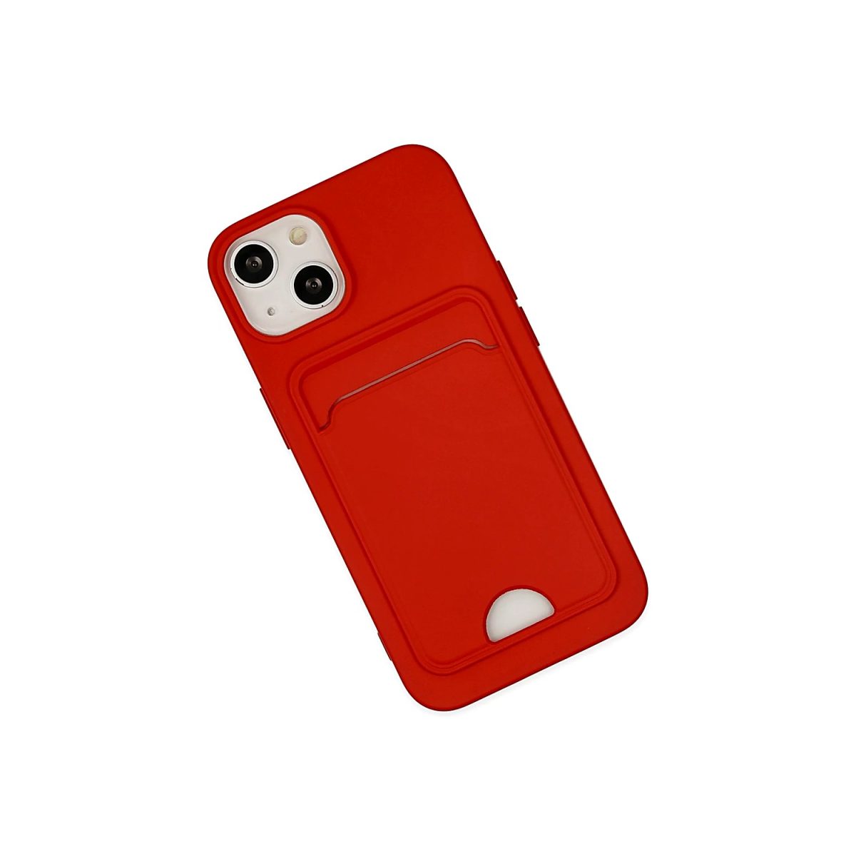 Apple iPhone 14 Plus Kılıf Kelvin Kartvizitli Silikon - Koyu Yeşil - Görsel 17