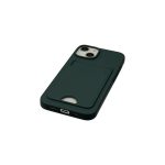 Apple iPhone 14 Plus Kılıf Kelvin Kartvizitli Silikon - Koyu Yeşil - Görsel 3