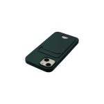 Apple iPhone 14 Plus Kılıf Kelvin Kartvizitli Silikon - Koyu Yeşil - Görsel 4