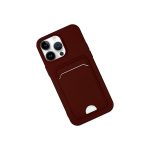 Apple iPhone 14 Pro Kılıf Kelvin Kartvizitli Silikon - Koyu Yeşil - Görsel 16