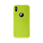 Apple iPhone X Kılıf First Silikon - Parlak Sarı
