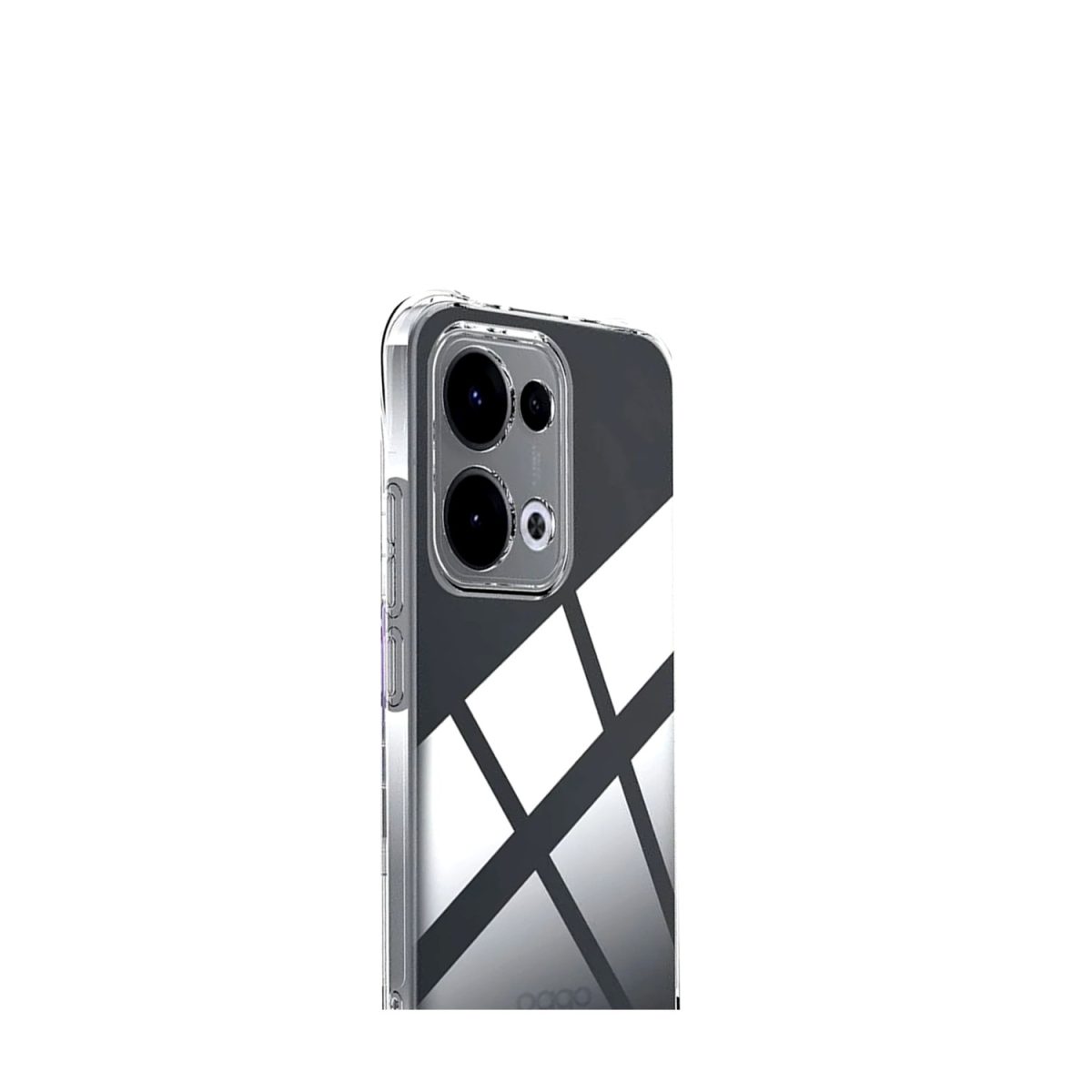 Oppo A6 Pro 4G Lüx Şeffaf Silikon - Şeffaf - Görsel 2