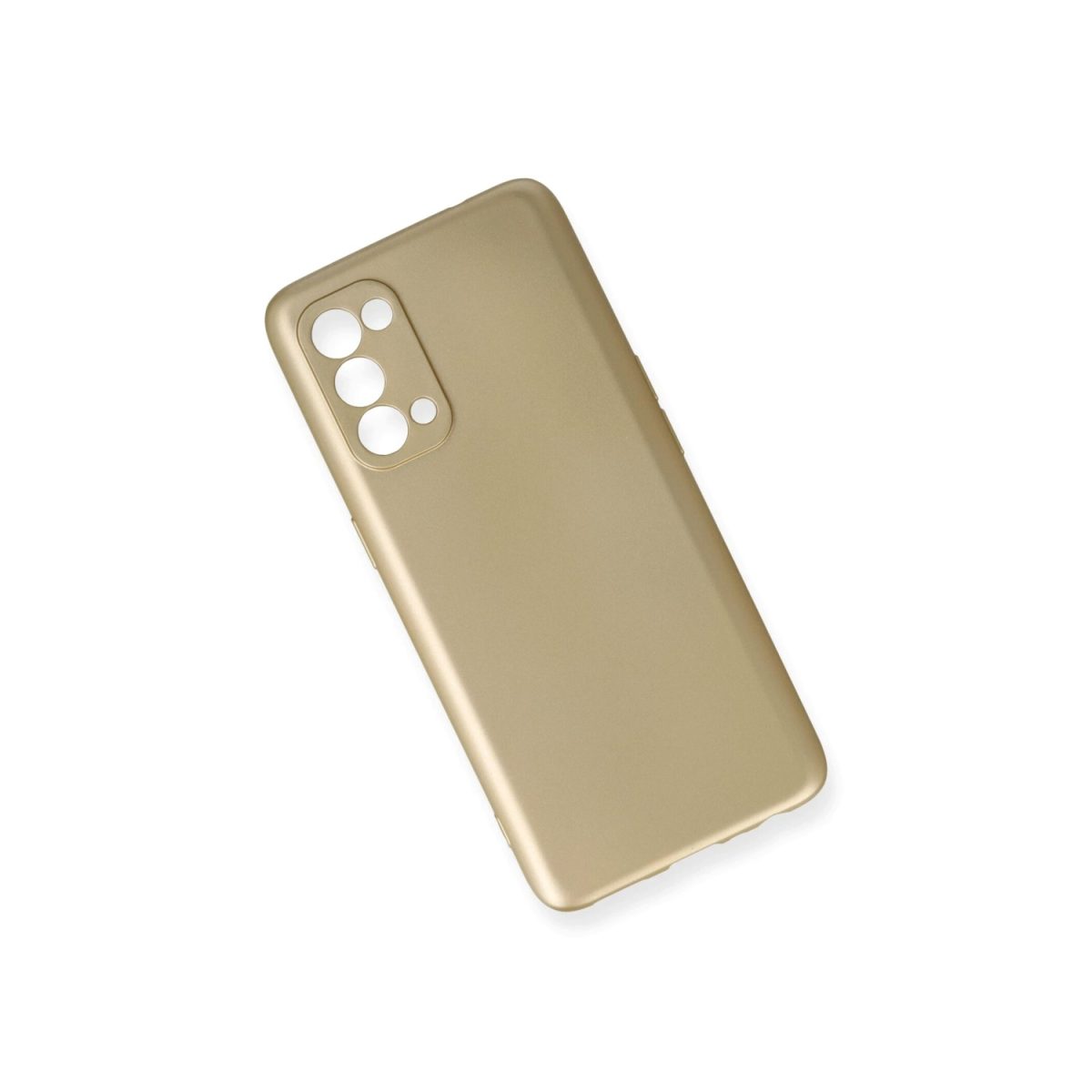 Oppo Reno 5 Kılıf First Silikon - Gold - Görsel 3