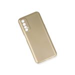 Realme 7 Kılıf First Silikon - Gold - Görsel 3
