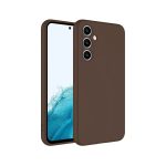Samsung Galaxy A16 5G Kılıf First Silikon - Kahverengi