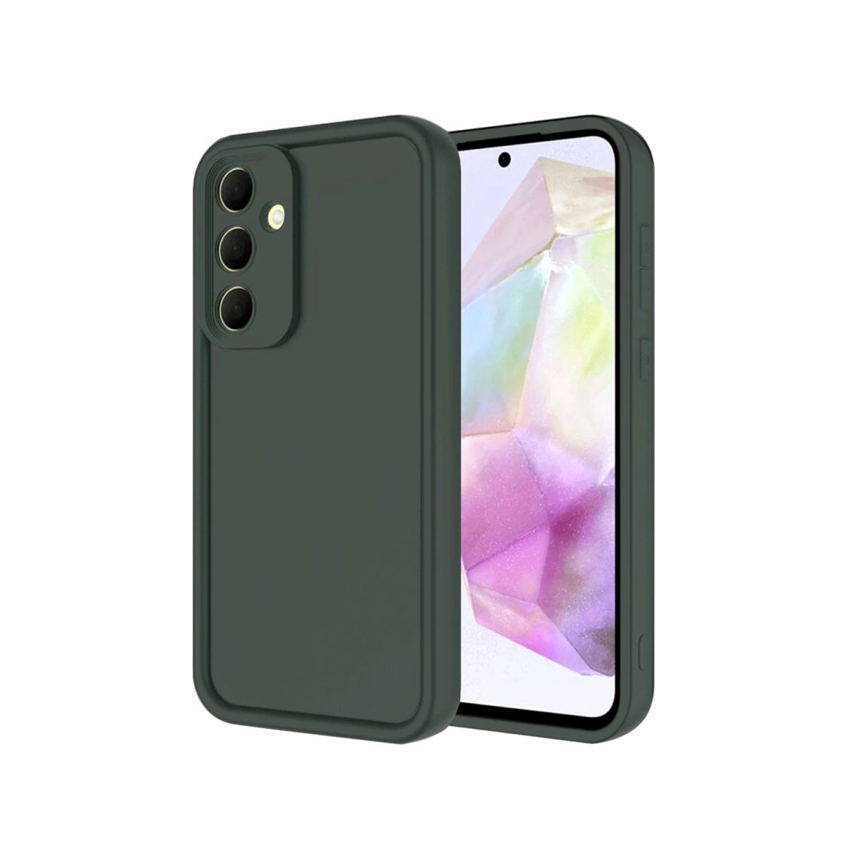 Samsung Galaxy A16 5G Kılıf Viera Silikon - Krem - Görsel 4