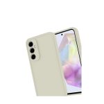 Samsung Galaxy A16 5G Kılıf Viera Silikon - Krem - Görsel 2