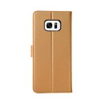 Samsung Galaxy S7 Edge Trend S Plus Kapaklı Kılıf - Gold - Görsel 7