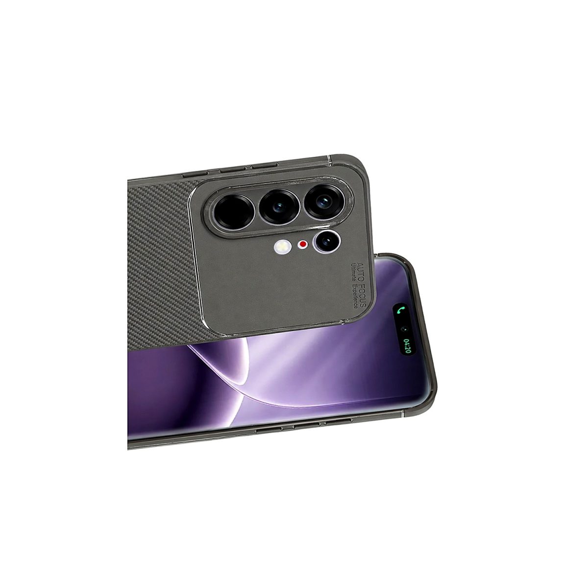 Tecno Camon 50 Pro 5G Auto Focus Karbon Kapak - Siyah - Görsel 12