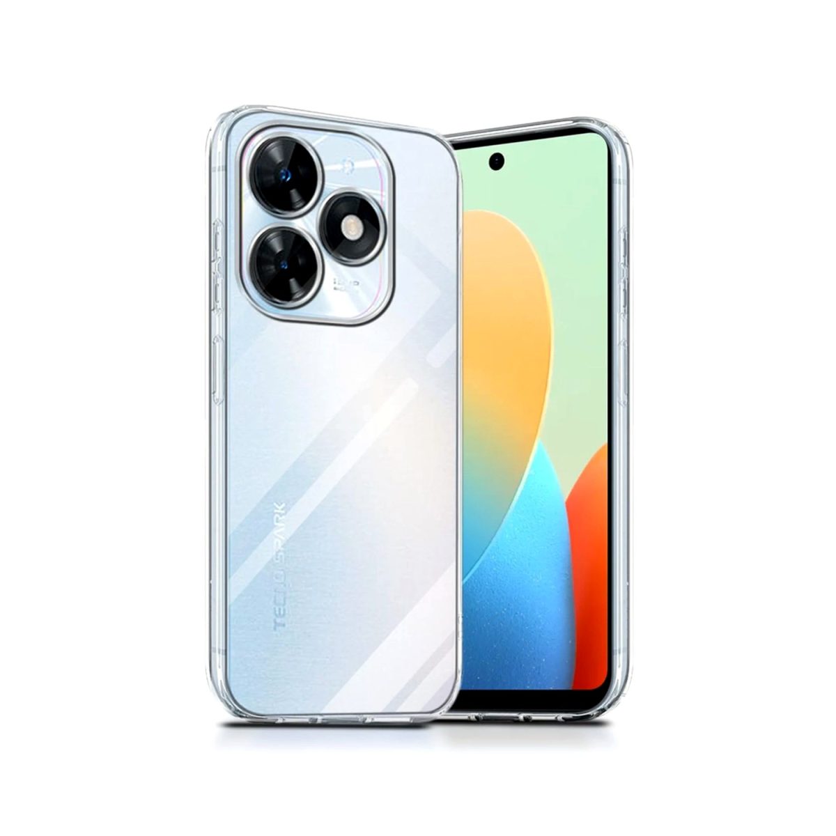 Tecno Spark Go 2024 Kılıf Lüx Şeffaf Silikon - Görsel 4