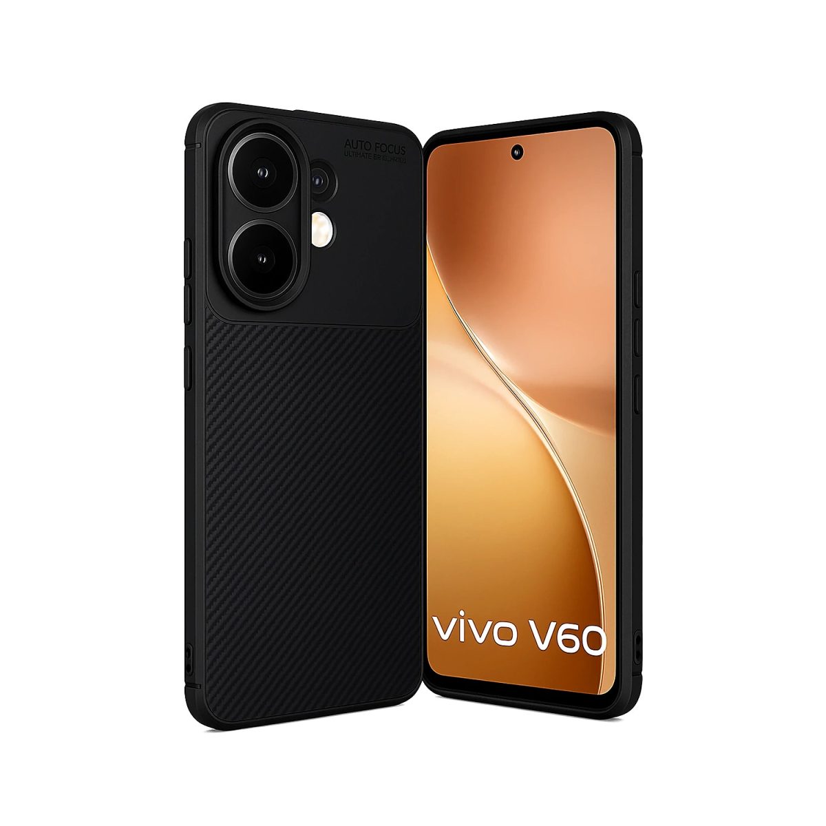 Vivo V60 5G Auto Focus Karbon Kapak - Siyah - Görsel 16