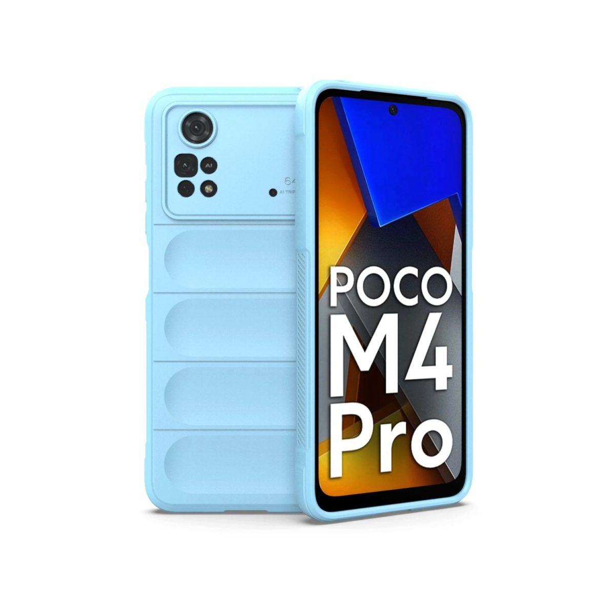 Xiaomi Poco M4 Pro 4G Kılıf Optimum Silikon - Sky Blue - Görsel 17