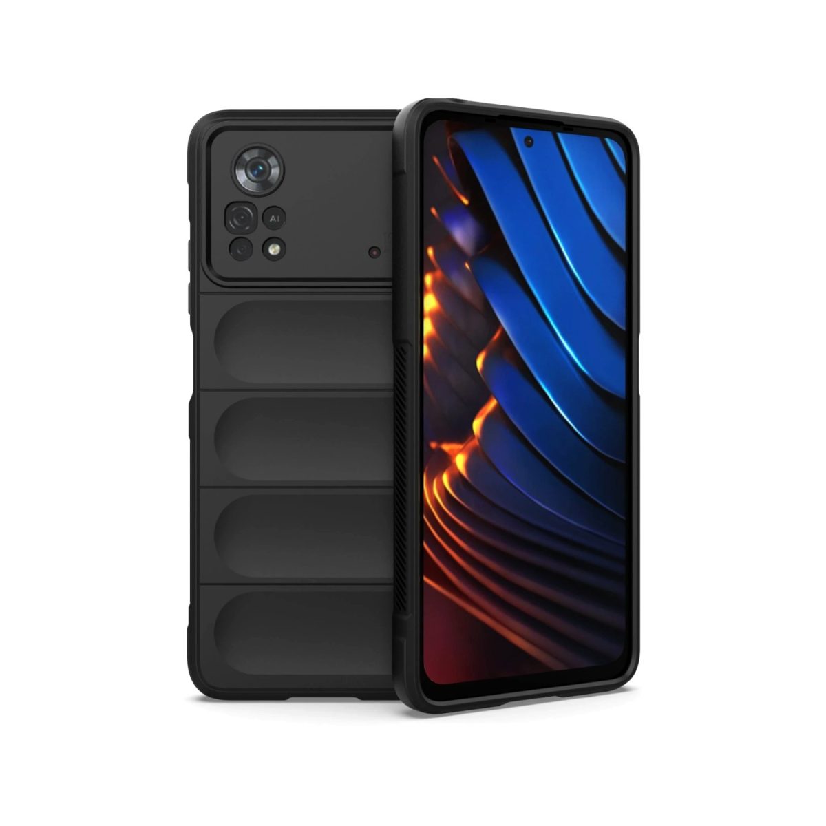 Xiaomi Poco X4 Pro 5G Kılıf Optimum Silikon - Sky Blue - Görsel 5