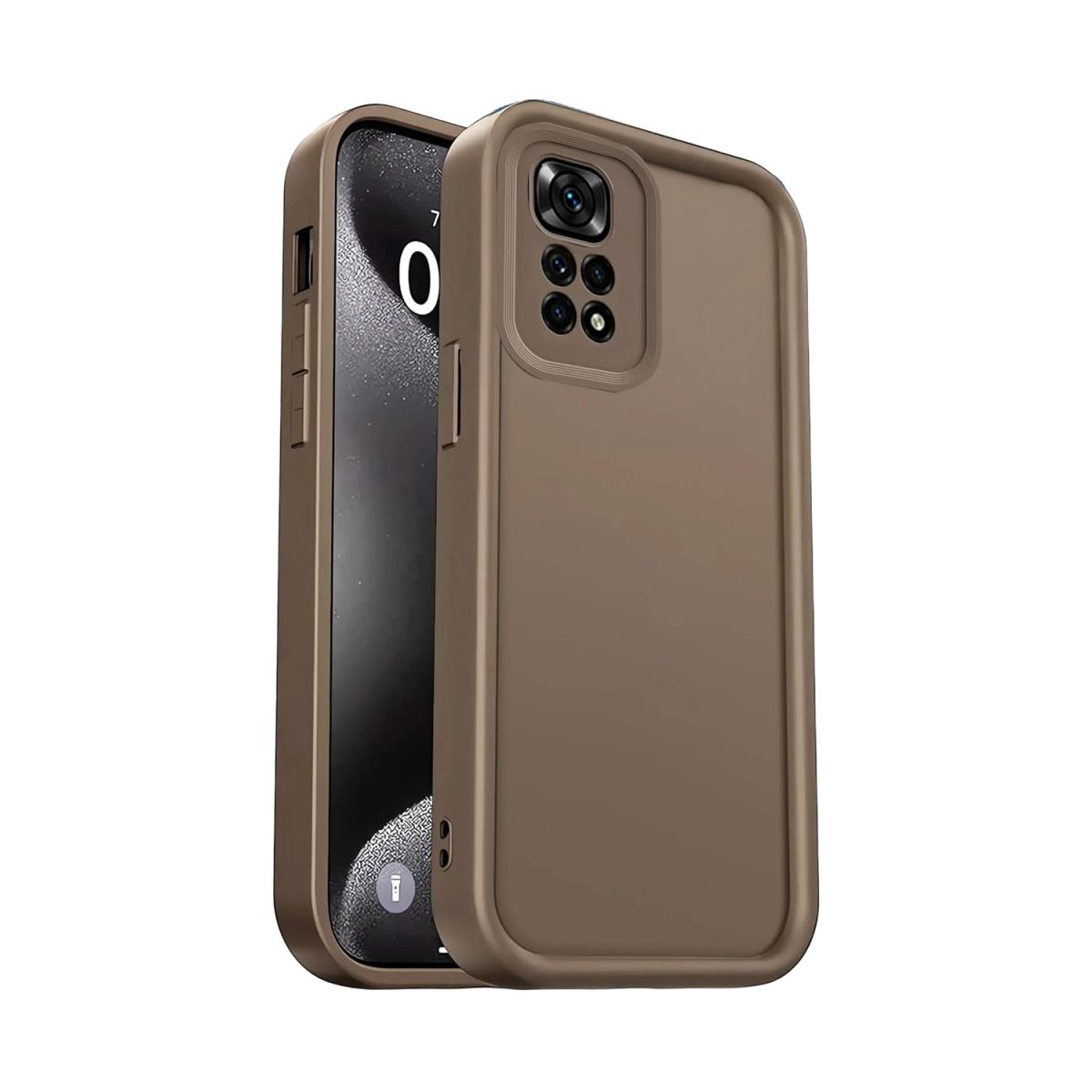 Xiaomi Redmi 10 2022 Kılıf Viera Silikon - Gri - Görsel 2