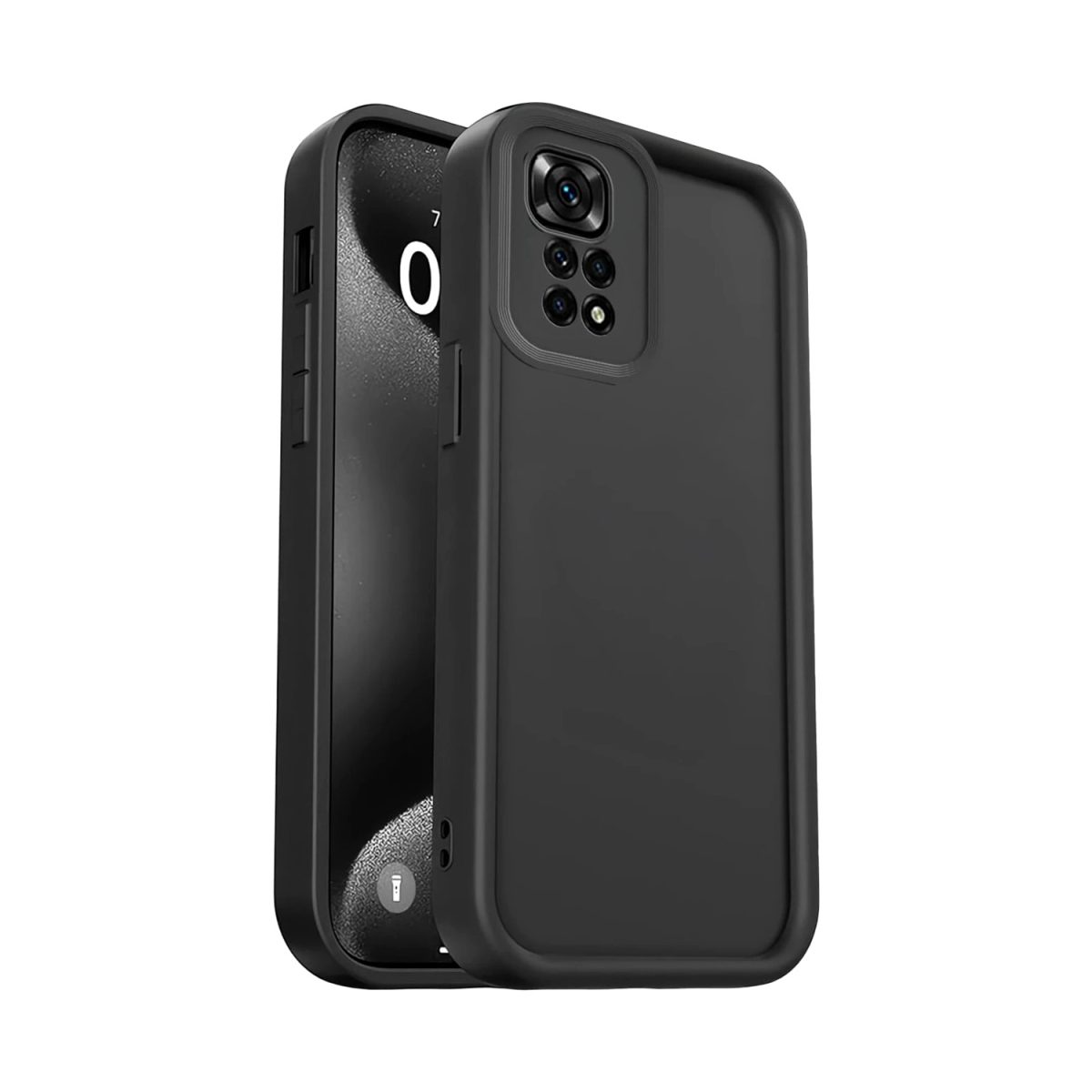 Xiaomi Redmi 10 2022 Kılıf Viera Silikon - Gri - Görsel 3