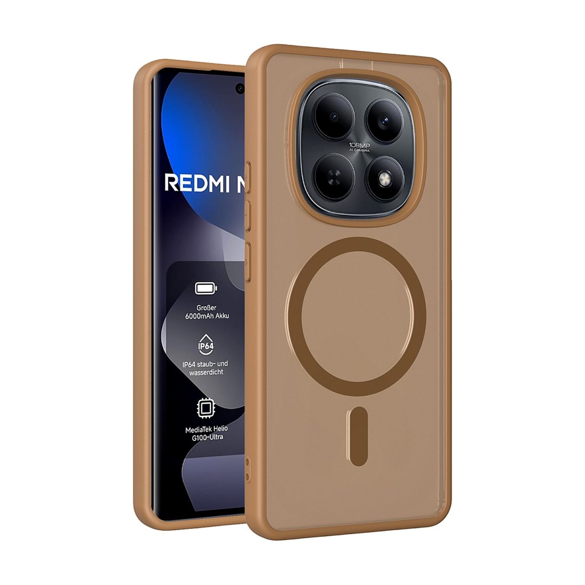 Xiaomi Redmi Note 15 Pro 5G Jota Magsafe Kapak - Çöl Titanyum - Görsel 28
