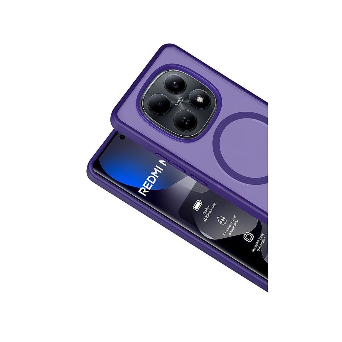 Xiaomi Redmi Note 15 Pro 5G Jota Magsafe Kapak - Çöl Titanyum - Görsel 11