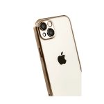 Apple iPhone 15 Razer Lensli Silikon - Çöl Titanyum - Görsel 3