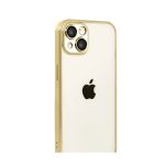 Apple iPhone 15 Razer Lensli Silikon - Çöl Titanyum - Görsel 7