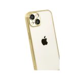 Apple iPhone 15 Razer Lensli Silikon - Çöl Titanyum - Görsel 8