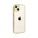 Apple iPhone 15 Razer Lensli Silikon - Çöl Titanyum - Görsel 9