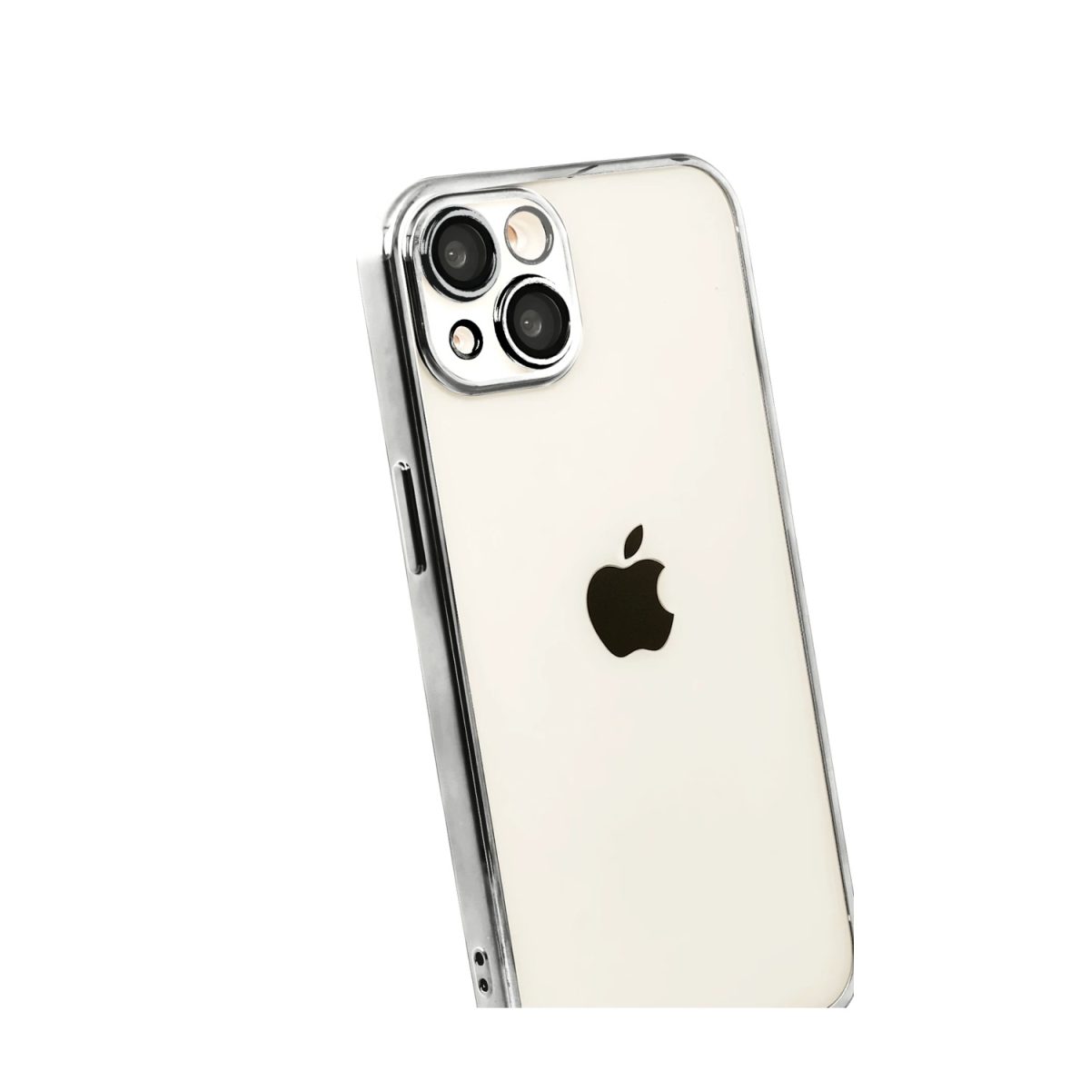 Apple iPhone 15 Razer Lensli Silikon - Çöl Titanyum - Görsel 23