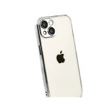 Apple iPhone 15 Razer Lensli Silikon - Çöl Titanyum - Görsel 23