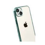 Apple iPhone 15 Razer Lensli Silikon - Çöl Titanyum - Görsel 14