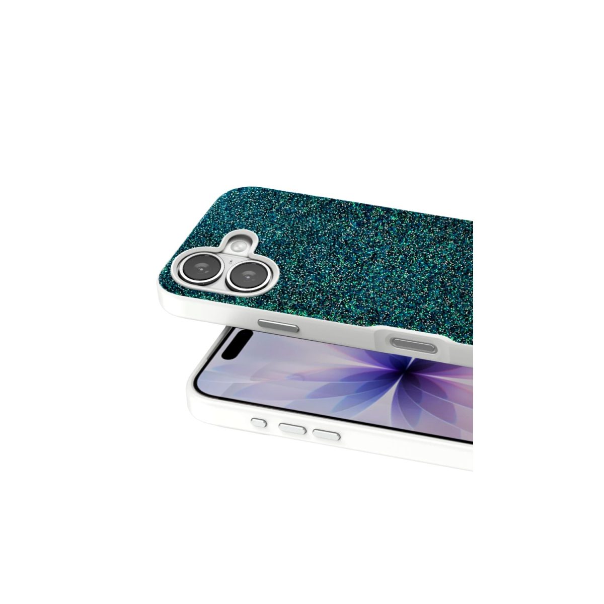 Apple iPhone 17 Bright Simli Kapak - Mavi - Görsel 30